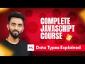 Data Types in JavaScript Explained Day 4 Complete JavaScript Crash Course Tap Academy