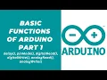 Arduino Programming Basics 1 delay pinMode digitalRead digitalWrite analogWrite analogRead