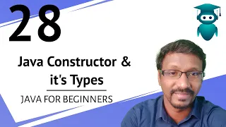 Java for Selenium 28 Java Constructor Default Constructor Parameterized Constructor