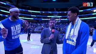 Daniel Gafford P J Washington react to making their Mavs debuts 33 total PTS NBA on ESPN