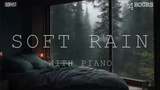 4hours Relaxing Sleep Music Soft Rain Sleep Piano Chill Music Therapy DorySt 