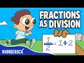Fractions as Division Song Numerator Divided by Denominator 4th and 5th Grade Math
