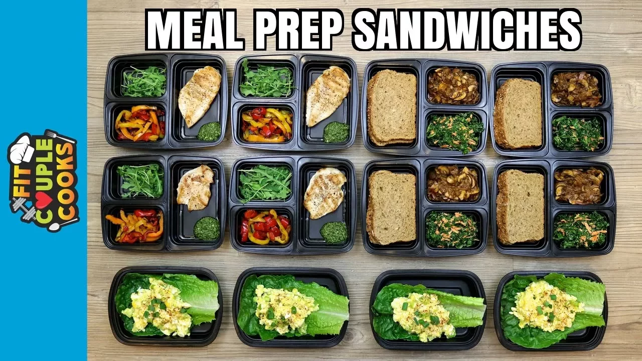 How to Meal Prep - Ep. 70 - Healthy Sandwiches   Sandwich Meal Prep