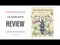 Wonderful Insects Coloring Book - Emma Hulten