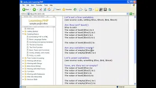 14 Set Unset Null And Empty in php