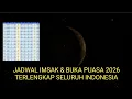 Lagu Wajib Tonton! Jadwal Imsakiyah Ramadan 2026 Seluruh Indonesia