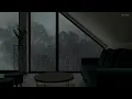 HEAVY Rain on Roof and Thunder Sounds for Sleeping | 24Hrs Rain Forest for Sleep Disorders