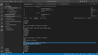 Banking Application using Core JAVA - Console Application