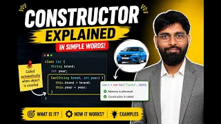 Constructor Explained in Simple Words in Java OOP Basics for Beginners