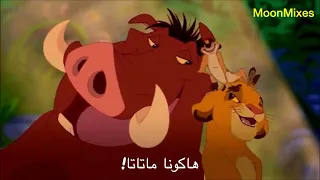 كلمات اغنية   هاكونا ماتاتا الأسد الملك                                             دندنها