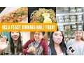 UCLA dinning hall food friends being late to class