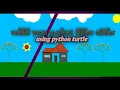 Create a Beautiful House Scenery Using Python Turtle Step-by-Step Tutorial