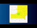 MazeSolver in JavaScript Flood fill algorithm