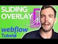 Building a SLIDING OVERLAY in Webflow NoCode Tribe