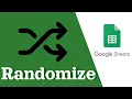 Shuffle with Ease Randomize Lists in Google Sheets