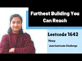 Furthest Building You Can Reach Leetcode 1642 Greedy Heaps