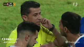 محمد سامي يطرد بالكارت الاحمر في وقت مبكر من مباراة  الزوراء و  القوة الجوية في  دوري نجوم العراق دندنها