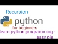 recursion python part - 7