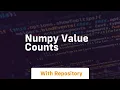 numpy value counts