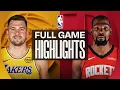 LAKERS at ROCKETS FULL GAME HIGHLIGHTS March 16 2026