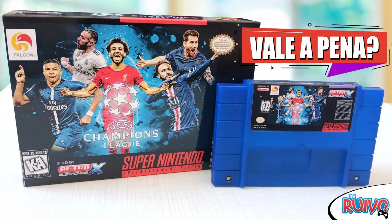 LANÇAMENTO! Liga dos Campeões da UEFA 2023 para Super Nintendo