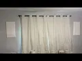 Linen Blackout Curtains 96 Inches Long 2 Panels Set Review