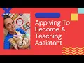 Can I Become A Teaching Assistant Find Out Now