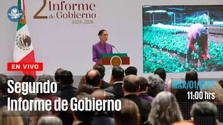 Claudia Sheinbaum presenta su Segundo Informe de Gobierno