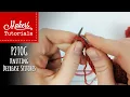 Purl 2 Together P2tog Knitting Decrease Stitches
