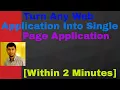 Python Django and NET Core Single Page App Within 2 Minutes