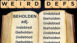 Scrabble s CRAZIEST Definitions