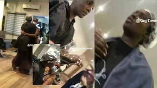 tiwa savage and seyi shay fight in salon 