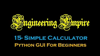 15 - Simple Calculator for Beginners