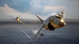 When Harriers Ate Skyhawks