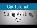 Difference Between String and string In C
