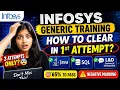 Infosys Generic Training 2026 How to Clear in 1st Attempt