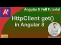 HttpClient get in Angular 8 Angular 8 Tutorial in Hindi