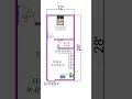 12x28 Best house plan design 12x28 house plan 336 sqrfeet