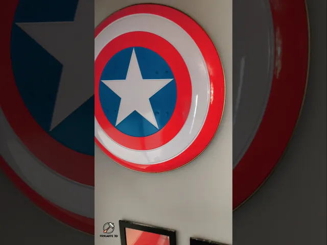 Captain America Shield Invisible Wall Mount video thumbnail