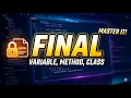 Java Final Keyword Explained Finally vs Finalize vs Final Gujarati
