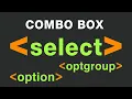Download Lagu Html drop down List, Select tag in html5, Option tag and Optgroup tag | COMBO BOX in HTML