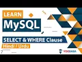 MySQL SELECT With WHERE Clause Tutorial in Hindi Urdu