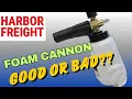 Harbor Freight Foam Cannon Unbox Teardown and Review harborfreight