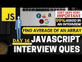 JS Find an Average of an Array using Reduce Method in JavaScript in Hindi