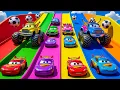 Download Lagu 5 Monster Truck vs SHARK with Slide Colors in BeamNG.Drive #15