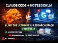 Claude Code NotebookLM The ULTIMATE Free AI Research Stack