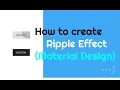 Button Ripple effect with CSS and Javascript