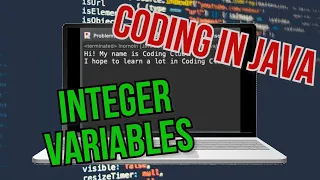 Integer Variables Java Programming Coding Club
