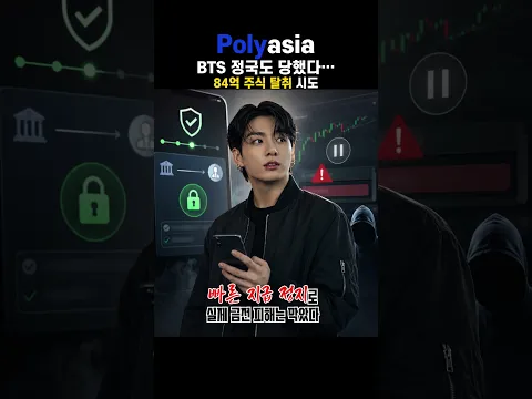 BTS 정국도 당했다, 84억 주식 탈취 시도