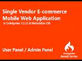 E-commerce Website in Codeigniter 3 - Download E-commerce Source Code